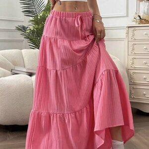Flowy Tiered Maxi Skirt